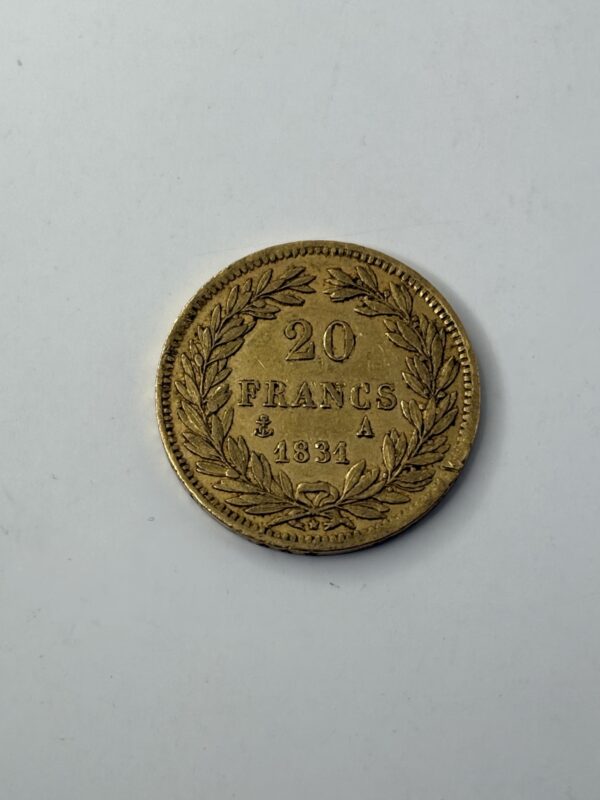 20 Francs - Louis Philippe - 1831 A - Or 900