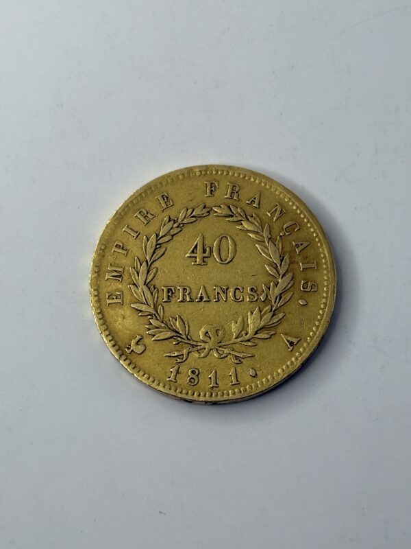 40 Francs - Napoléon - Empire - 1811 A - Or 900