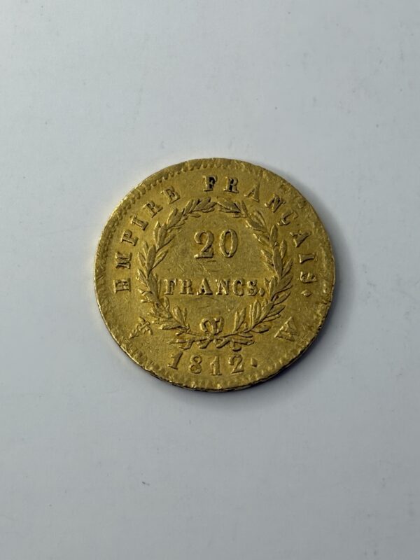 20 Francs Napoléon - Empire - 1812 W - Or 900