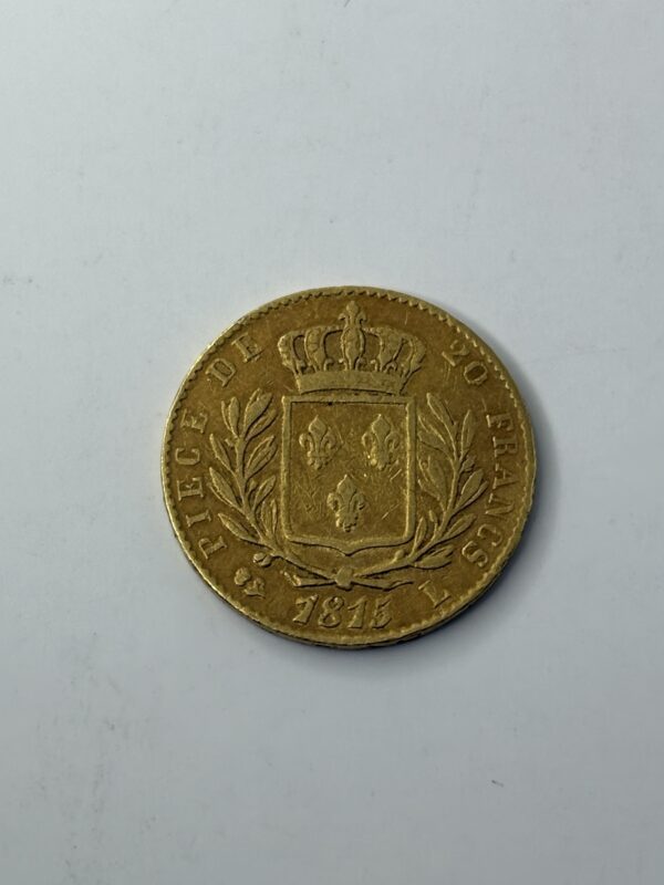 20 Francs - Louis XVIII - 1815 L - Or 900