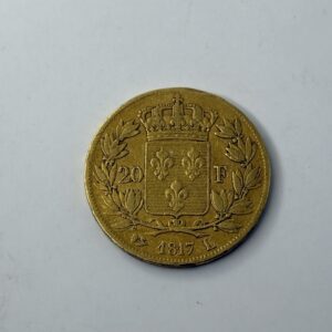 20 Francs - Louis XVIII - 1817 L - (36k exemplaires) - or 900