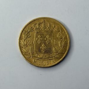 20 Francs - Louis XVIII - 1818 A - Or 900