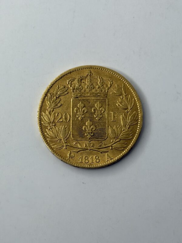 20 Francs - Louis XVIII - 1818 A - Or 900