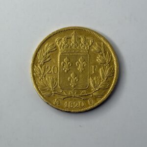 20 Francs - Louis XVIII - 1820 Q - 60k exemplaires - Or 900