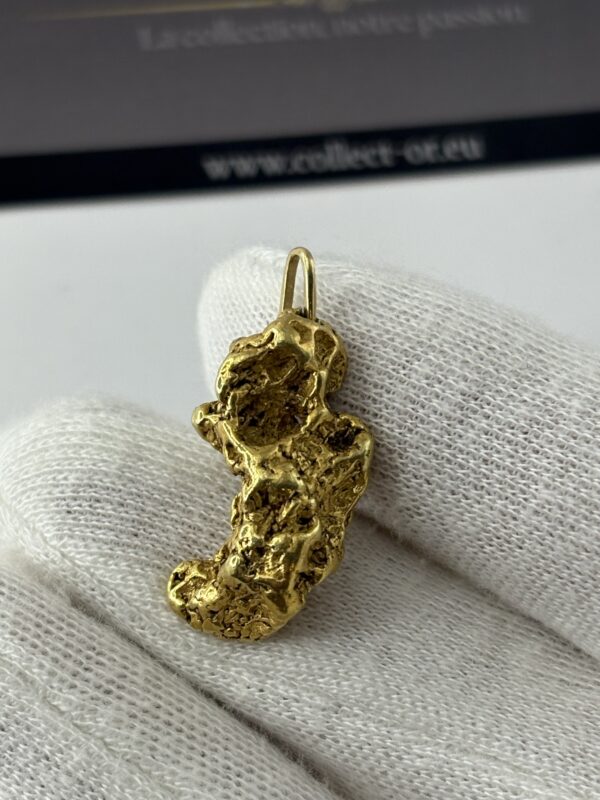 Pépite d’or 100% naturelle - Origine probable Australie - 13.60g – Image 3