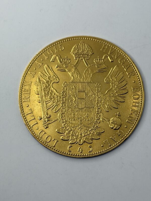 4 ducats - Autriche - frappe “ancienne” - Or 986 - 14g