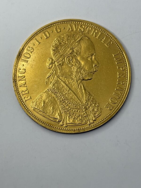 4 ducats - Autriche - frappe “ancienne” - Or 986 - 14g – Image 2