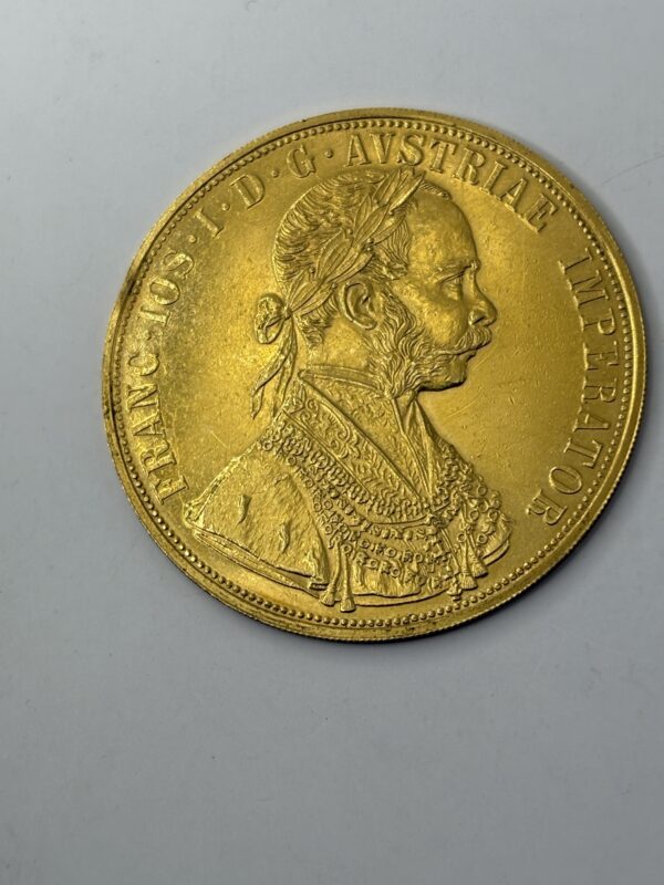 4 ducats - Autriche - frappe “ancienne” - Or 986 - 14g – Image 4