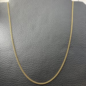 Chaîne Or 18K - 8.32g - 60 cm - avec double attache - mailles fines