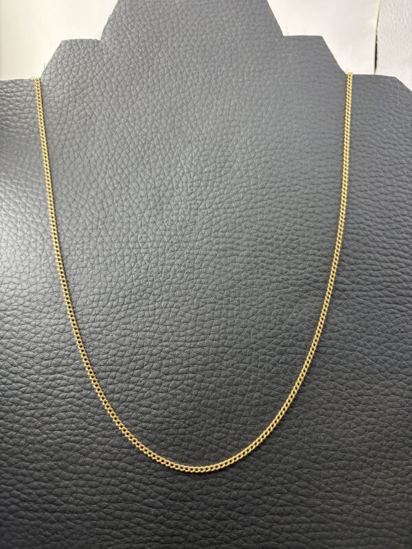 Chaîne Or 18K - 8.32g - 60 cm - avec double attache - mailles fines