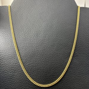 Chaîne Or 18K - 10.85g - 50 cm - mailles “cubaines”