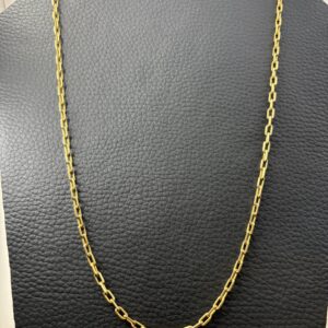 Chaîne Or 18K - 24.34g - 60 cm - mailles “forçat”