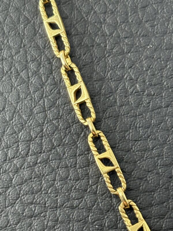 Chaîne Or 18K - 19.70g - Perles Tahiti - 40 cm – Image 2
