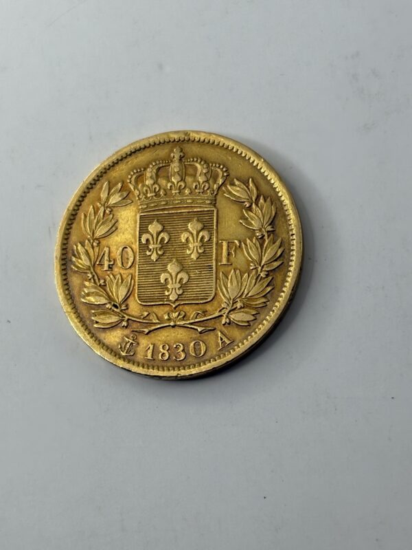 40 francs Charles X - 1830 A - Or 900 – Image 3