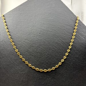 Chaine grains de café - 11.39g - 45cm - Or 14K