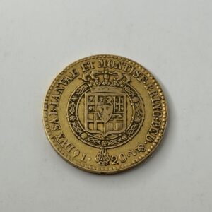20 lire Victor Emmanuel - 1820 - Turin - Savoie/ Sardaigne - 6.39g