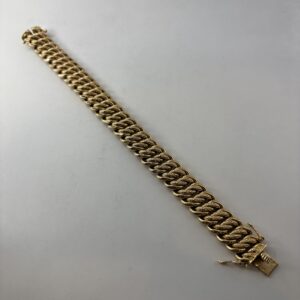 Bracelet mailles américaines - Or 18K - 26.72g - 18cm