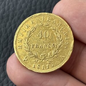 Monnaie 40 francs Napoléon - 1811 A - 12.87g - Or 900