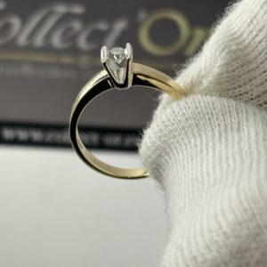 Bague en Or 14k - diamant - 2.62 gramme - taille 53