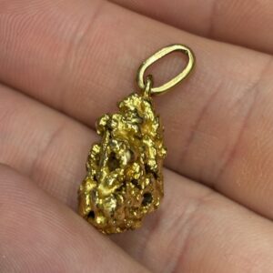 Pendentif pépite d’or reconstituée en Or 18K - 11.79g