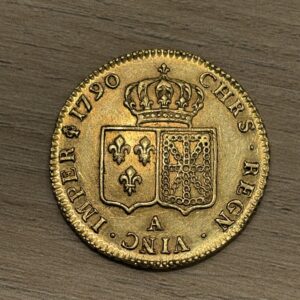 Double Louis d’or - Louis XVI - 1790 A - 15.14g