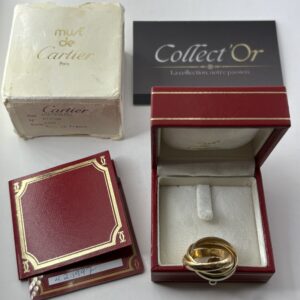 Bague Must de Cartier - 3 ors 18K - 8g - T52