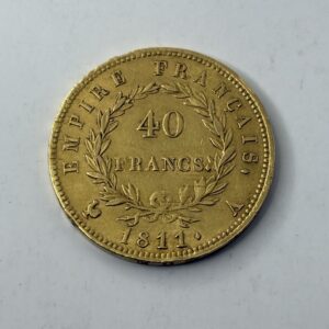 40 francs Napoléon Empire - 1811 A - 12.88g - or 900